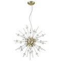 Access Lighting Burst, LED Pendant, Antique Bronze Finish, Clear Glass 63121LEDDLP-ABRZ/CLR